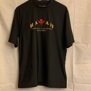 Billabong Hawaii Ancestry Short-sleeve Loose-fit Rash Guard/Surf Shirt Size L